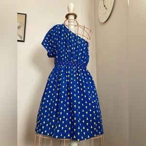 Blue Dress with Sailboats